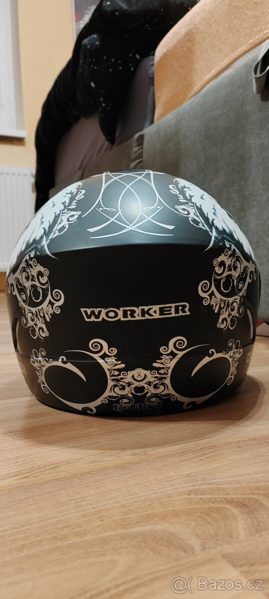 otevřená helma Worker velikost 57-58 - 5