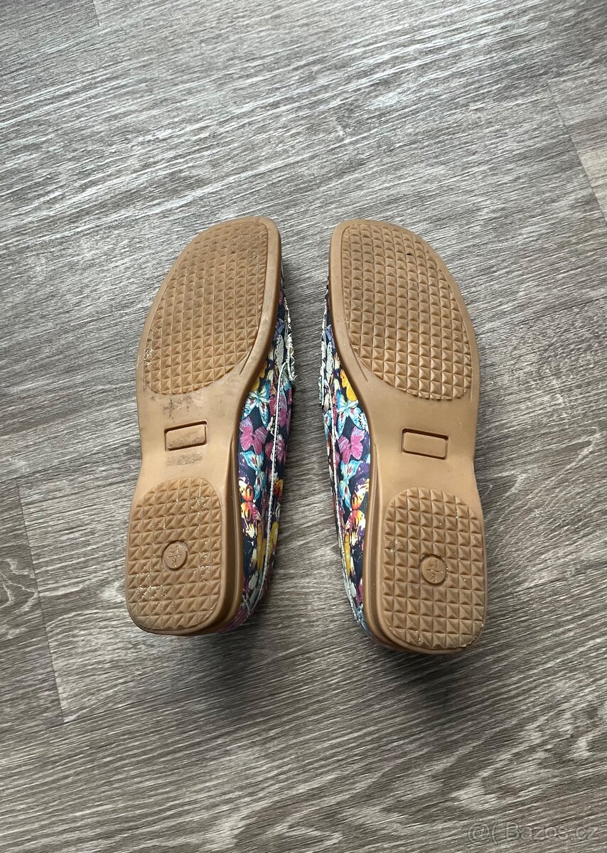 Kožené mokasíny, vel. 41 - 5