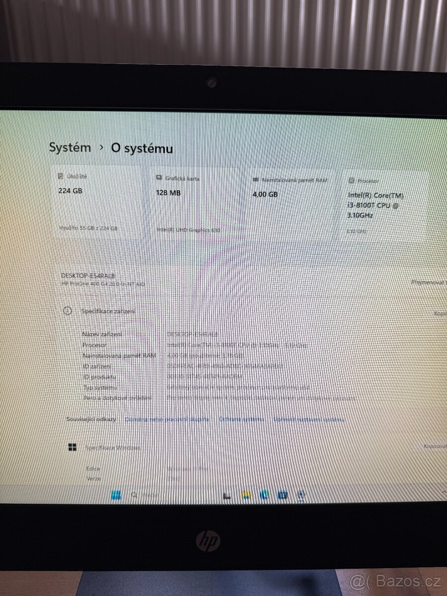 P: 3x HP ProOne 400 G4, All in One, monitor 20" - 5