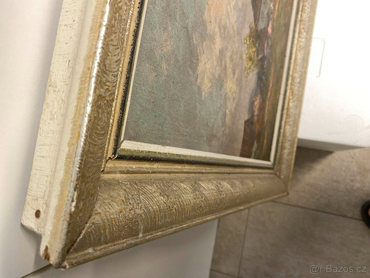 Obraz olejomalba, Autor: akad.mal.Oldřich Slavík nar.1912 - 5