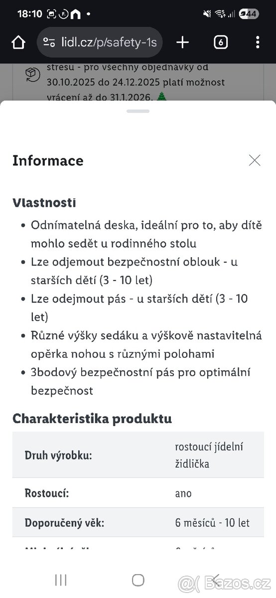 Dětská rostoucí židle - 5