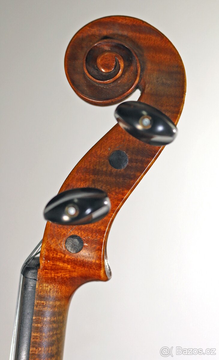 4/4 starožitné Francouzské housle z konce 19-ho století - 5