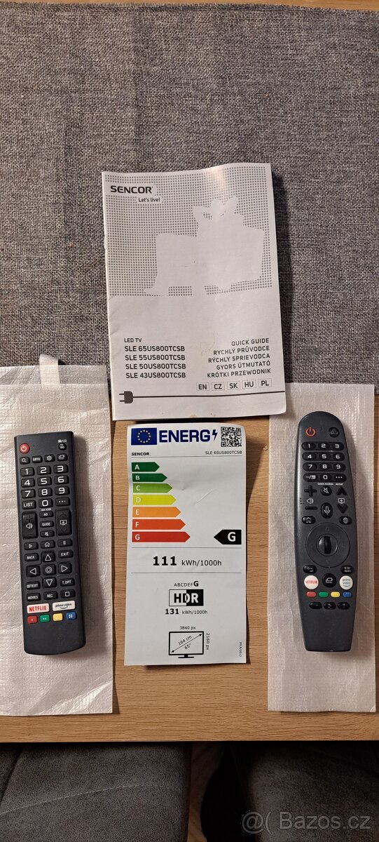 65"165cm, 4K Smart TV Sencor WebOS LG - 5