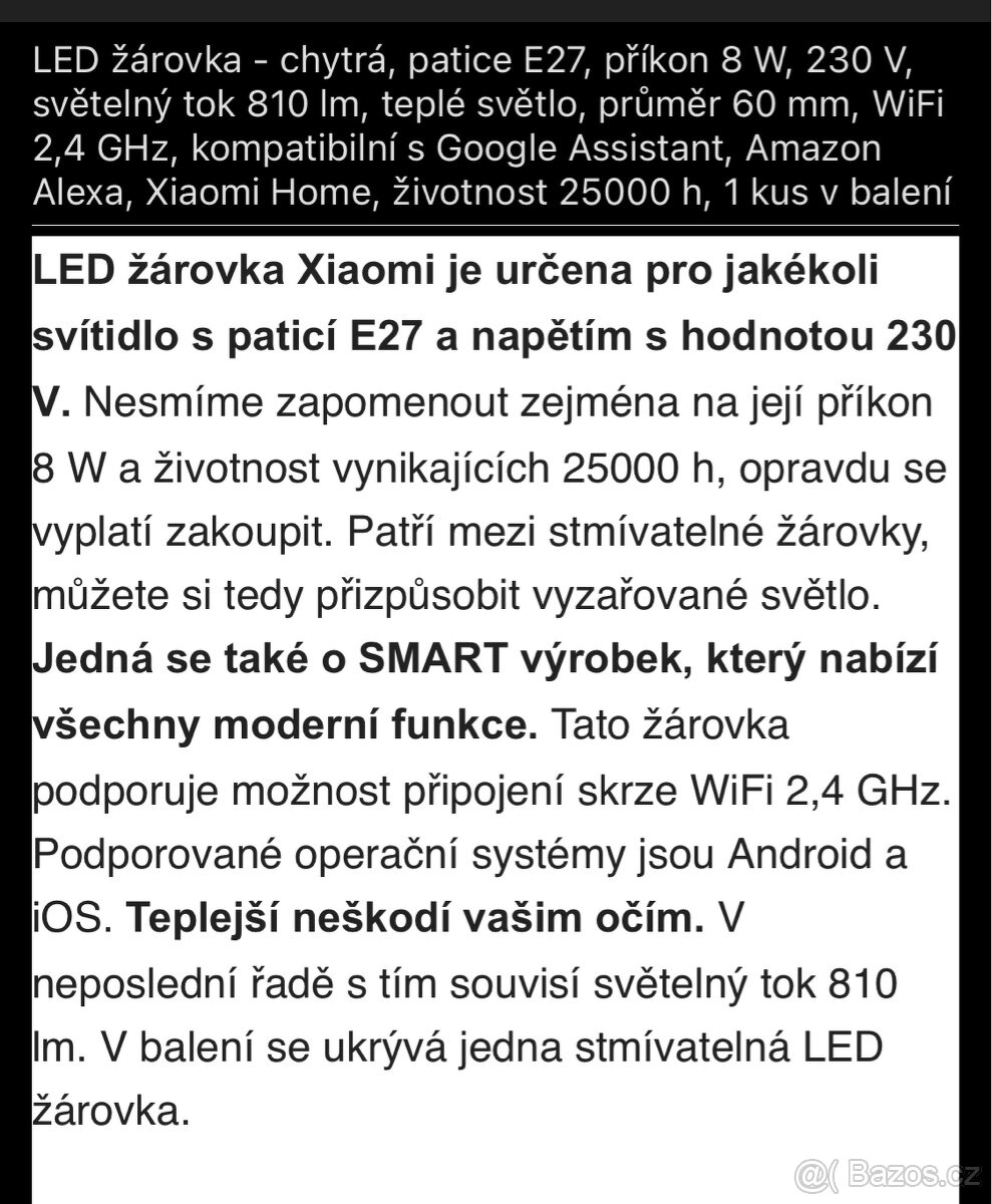 Xiaomi Mi Smart LED Bulb (Warm White) - 5