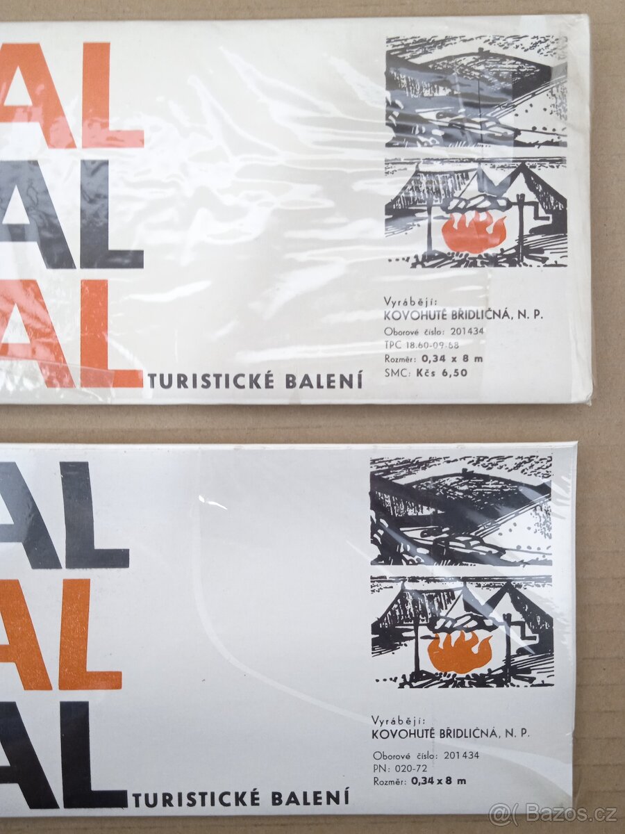 Retro Alobal 0,34x8m - Nepoužitý - ČSSR - 5