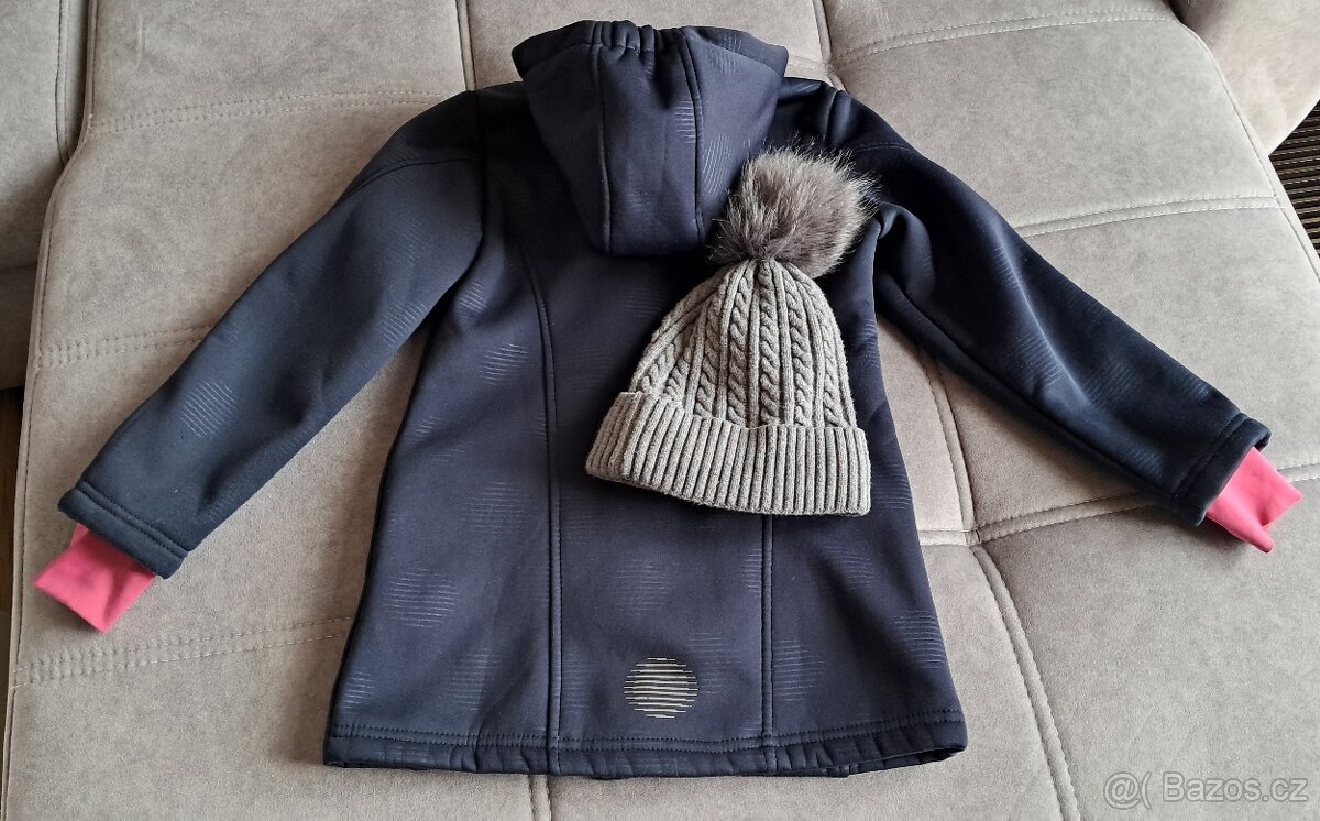 Sofshellový kabát bunda vel. 122 - 128 - 5