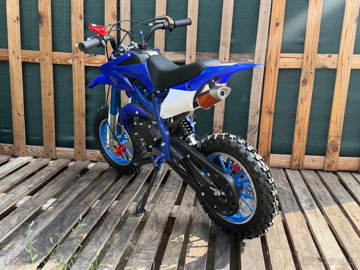 Minicross 49ccm2T modrý C016