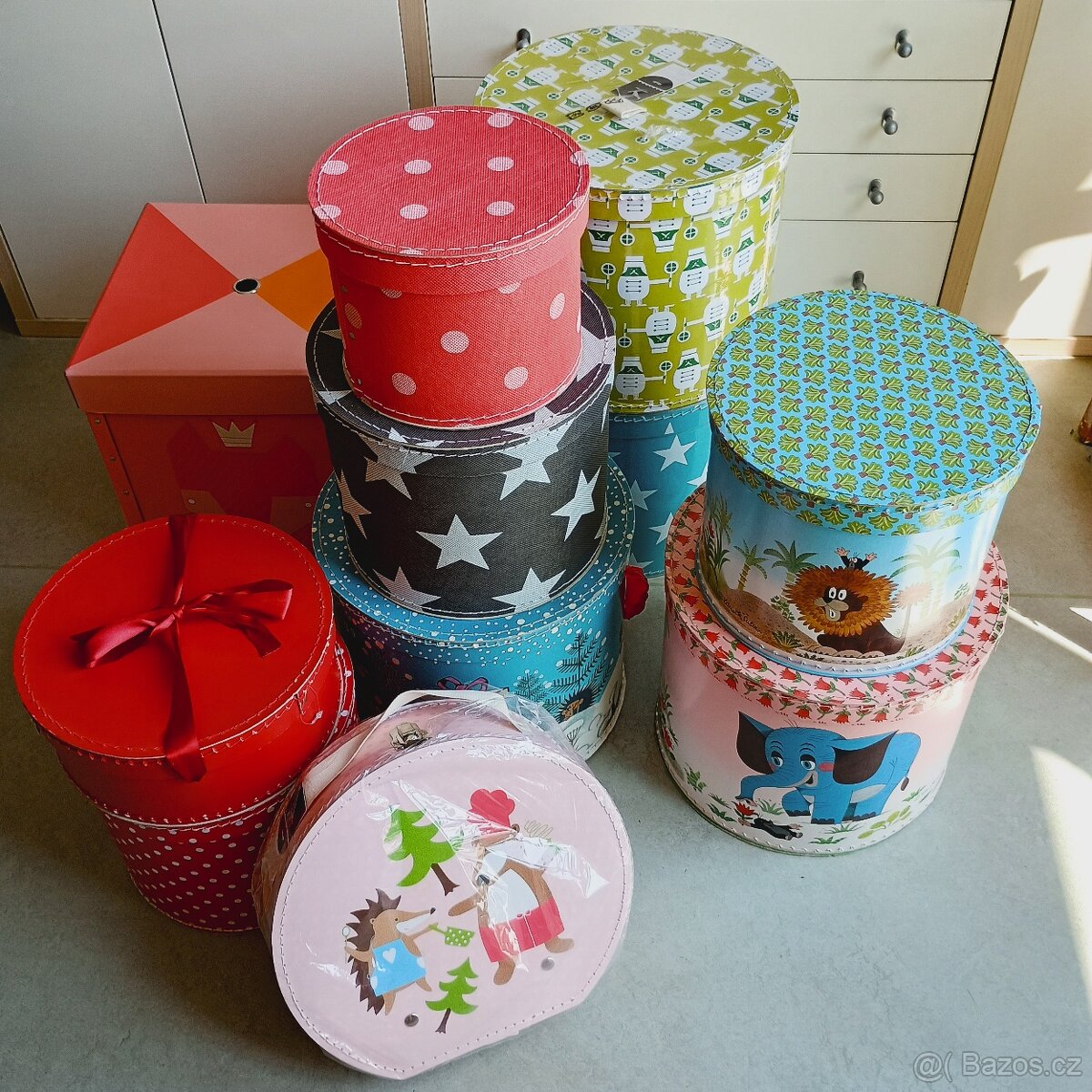 Kulaté krabice Kazeto Limited edition výpravčí Decorplay 3ks - 5