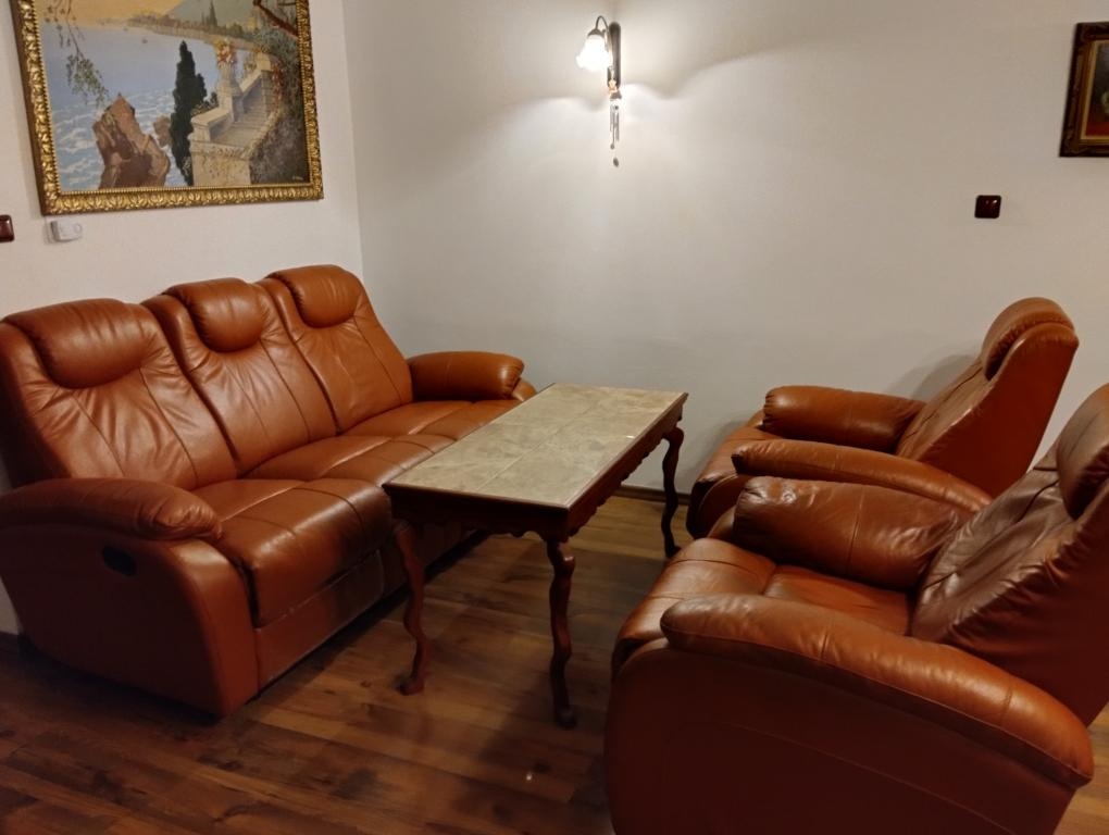 Kvalitní kožená sedací souprava - 5