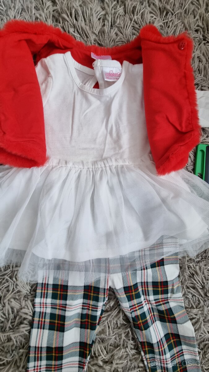 So cute, vánoční set 3ks, vel. 86 - 5