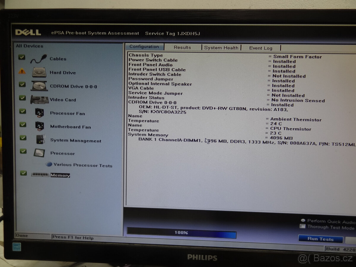 Dell Optiplex 7010 cpu i3-2120 3.3GHz RAM 2GB DDR3 DVD-RW BE - 5
