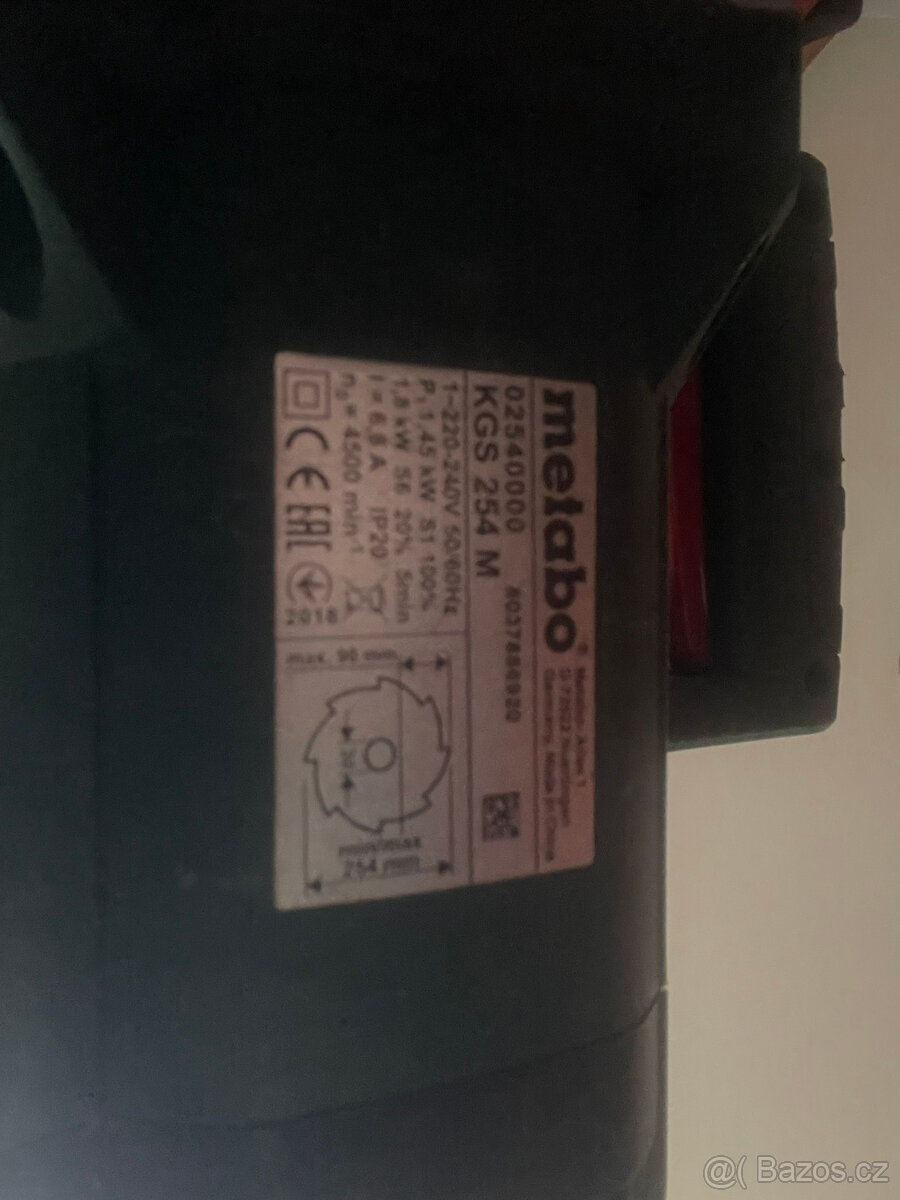 Prodám: Pokosová pila Metabo - 5