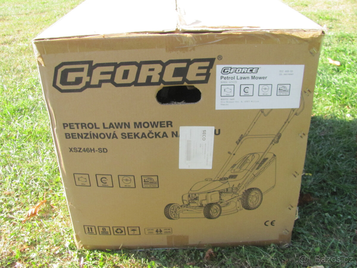NOVÁ BENZÍNOVÁ SEKAČKA G-FORCE - HONDA - 46cm - 5,0HP - 5