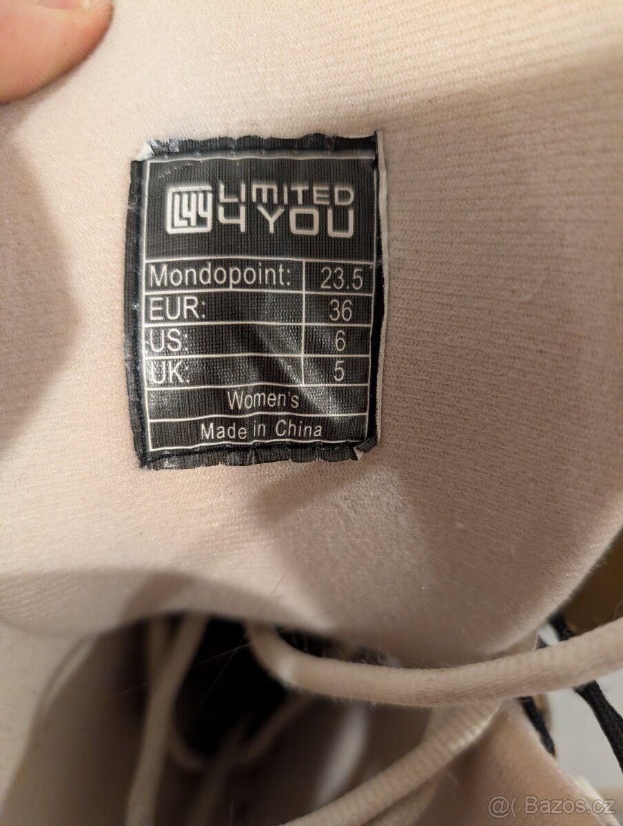 Snowboard boty bílé - 5