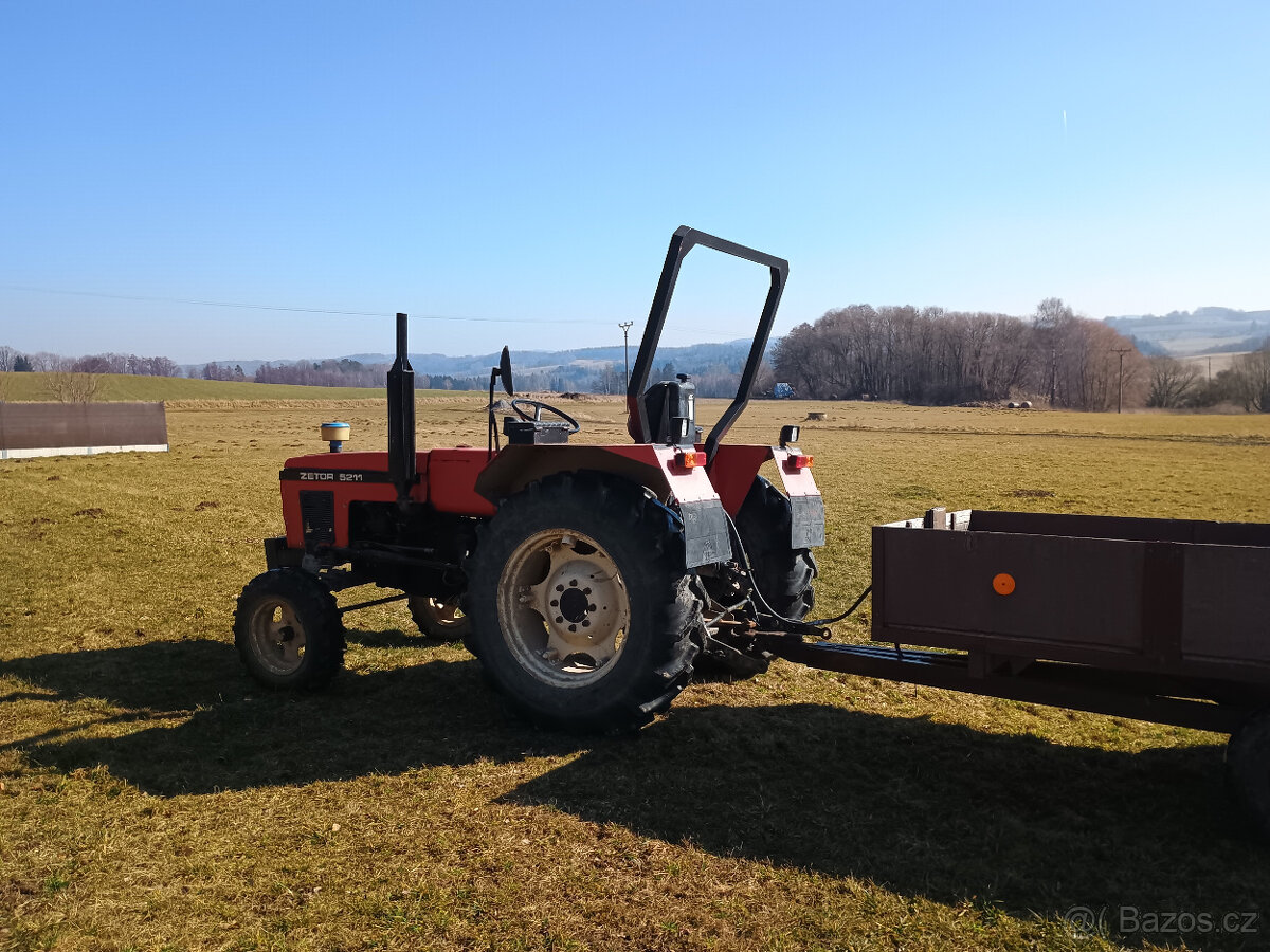 Traktor Zetor 5211 + Sklápěcí vlek - 5