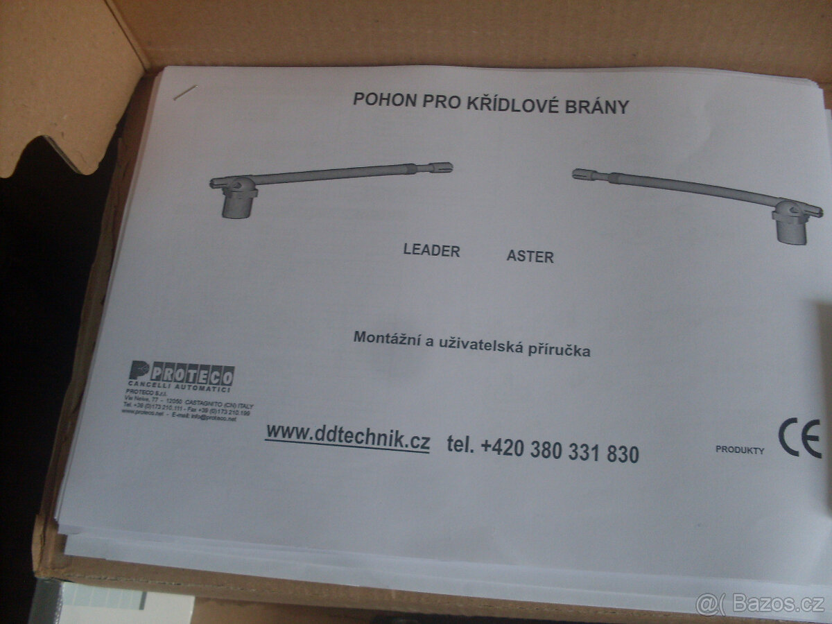 Pohony vrat Proteco Myaster 3 - 5