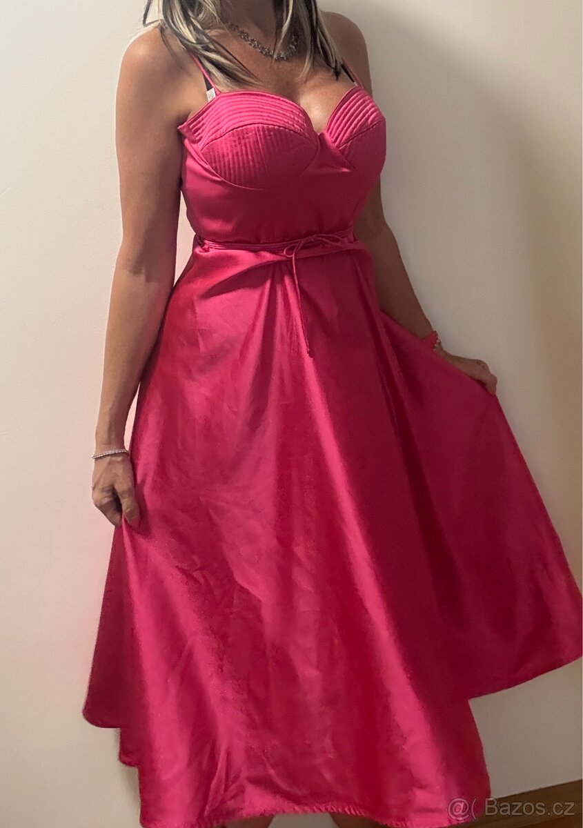 Plesové - společenské dlouhé šaty - M/L/XL - 5