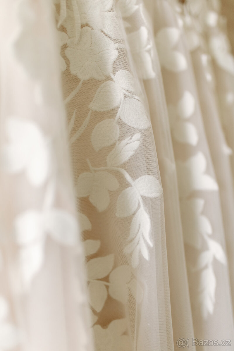 Svatební šaty vel. 36/38 - 5