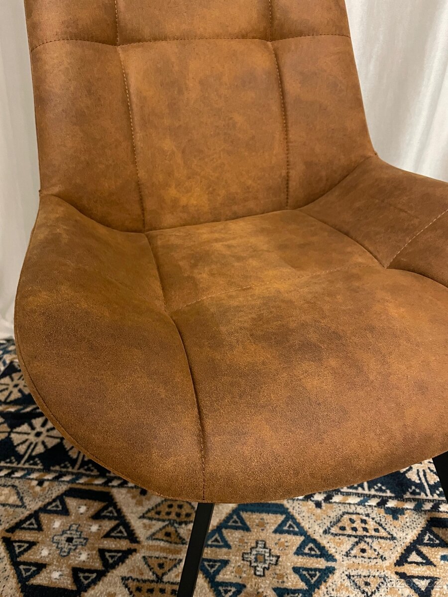 Hnědé jídelní židle Waylor - 5