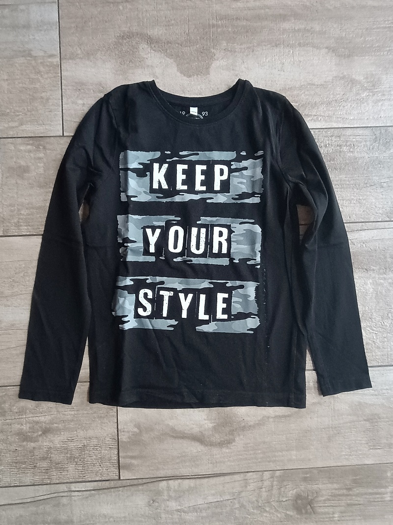 Trička, trika s dl. rukávem, vel. 134/140 - 5