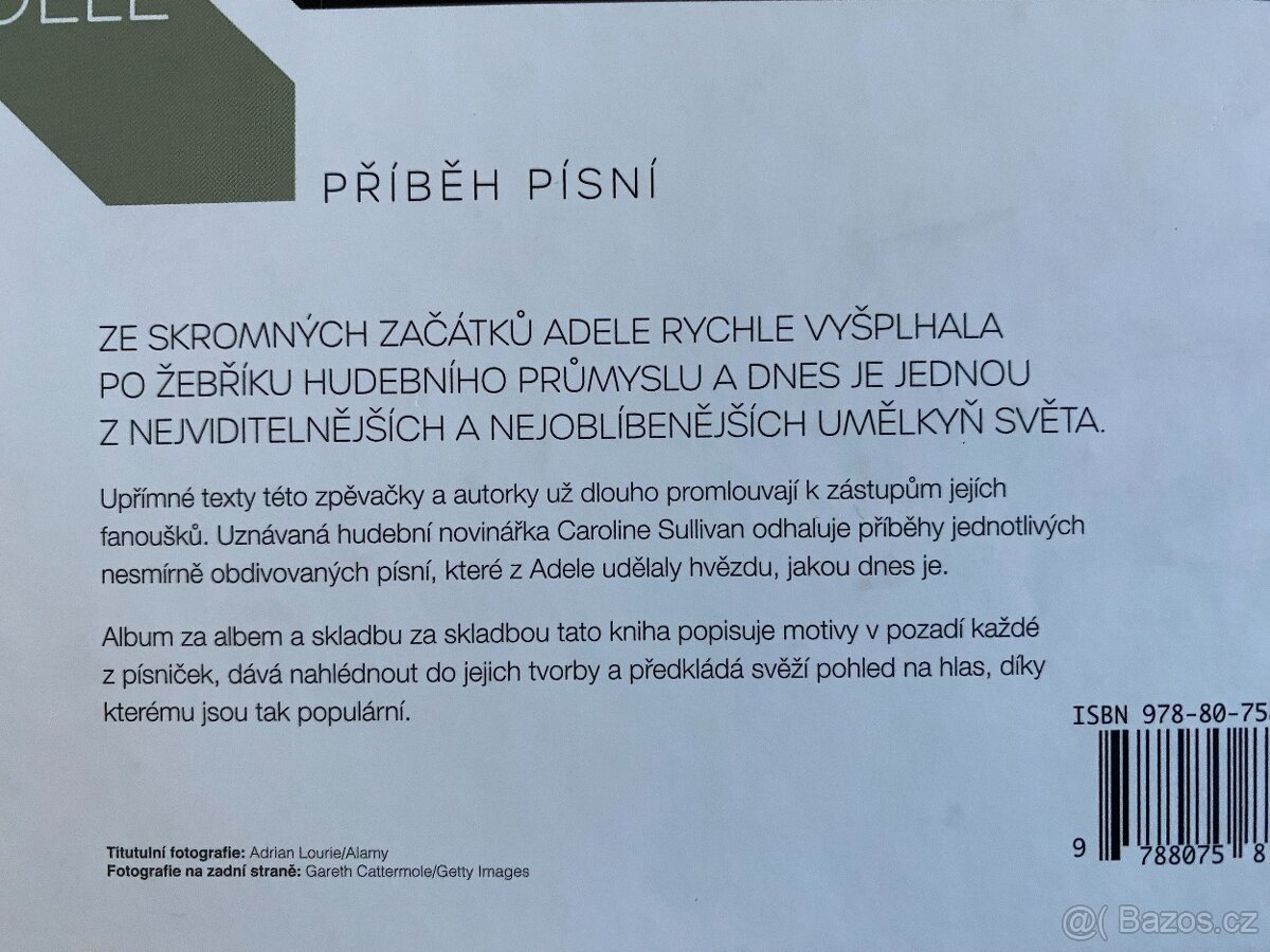 Nová kniha Adele - Příběh písní - 5
