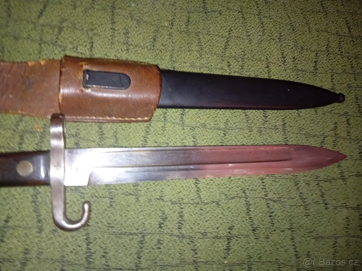 Bodák bajonet manlicher 1890 vycházkový - 5