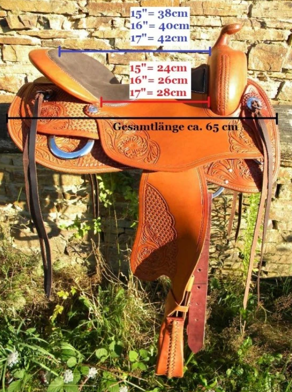 Westernové sedlo Round Freemax - 5