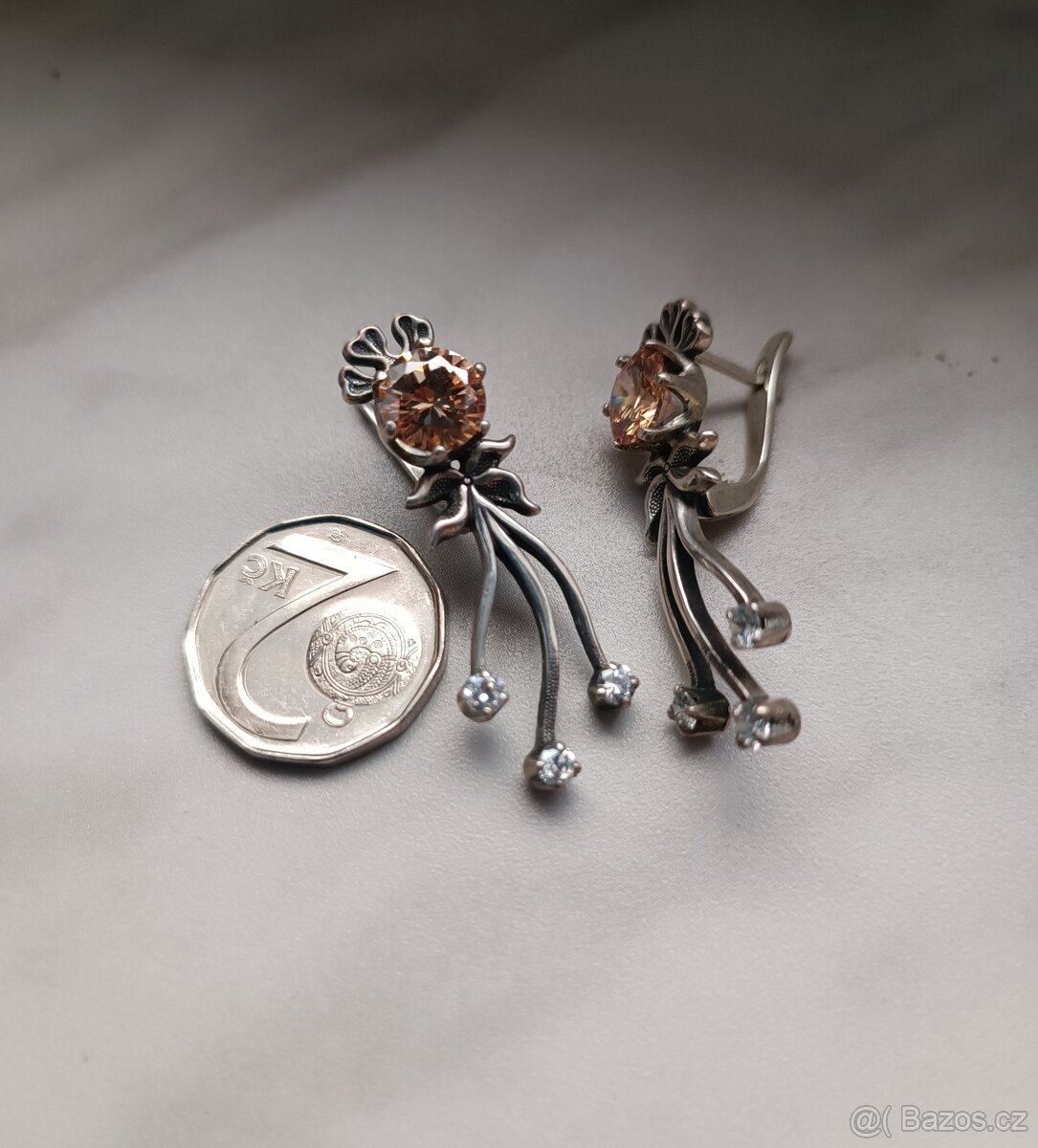 Náušnice stříbro - 5
