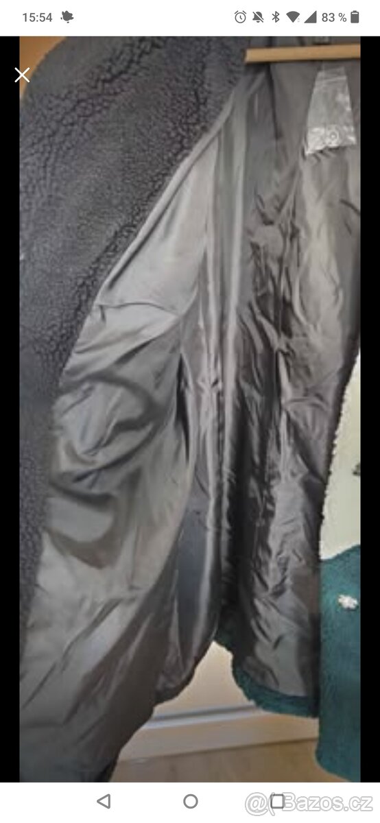 Nový, pěkný dámský zimní kabát, vel. cca 46 - 5