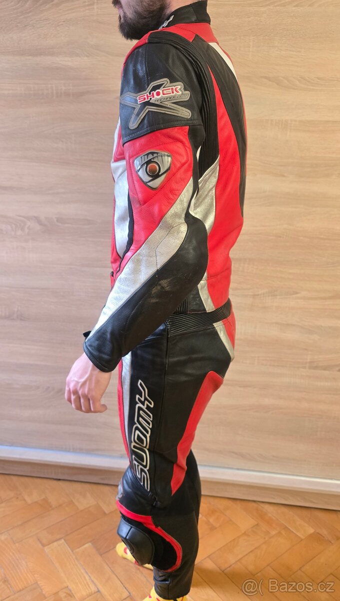 Dvoudílná kožená kombinéza - 5