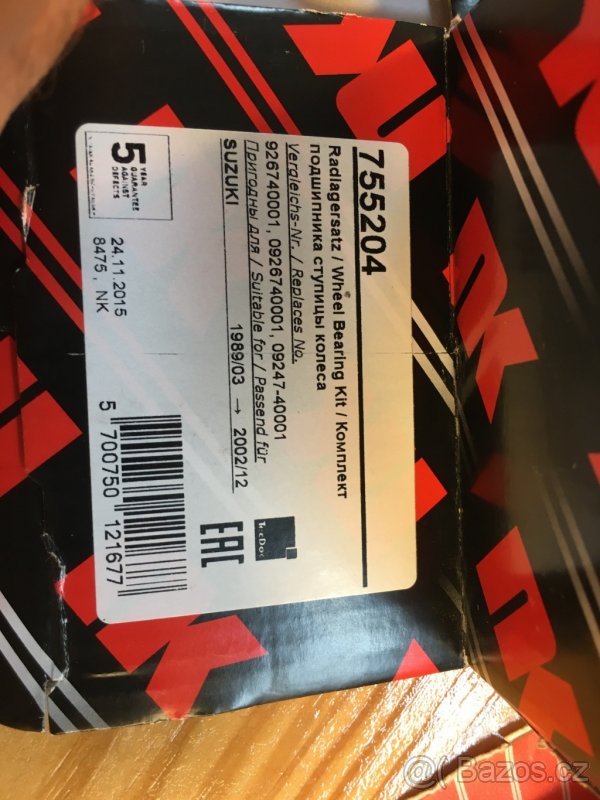 Ložisková sada 755204 - 5