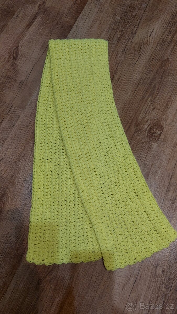 Čepice s čelenkou a šálou - 5