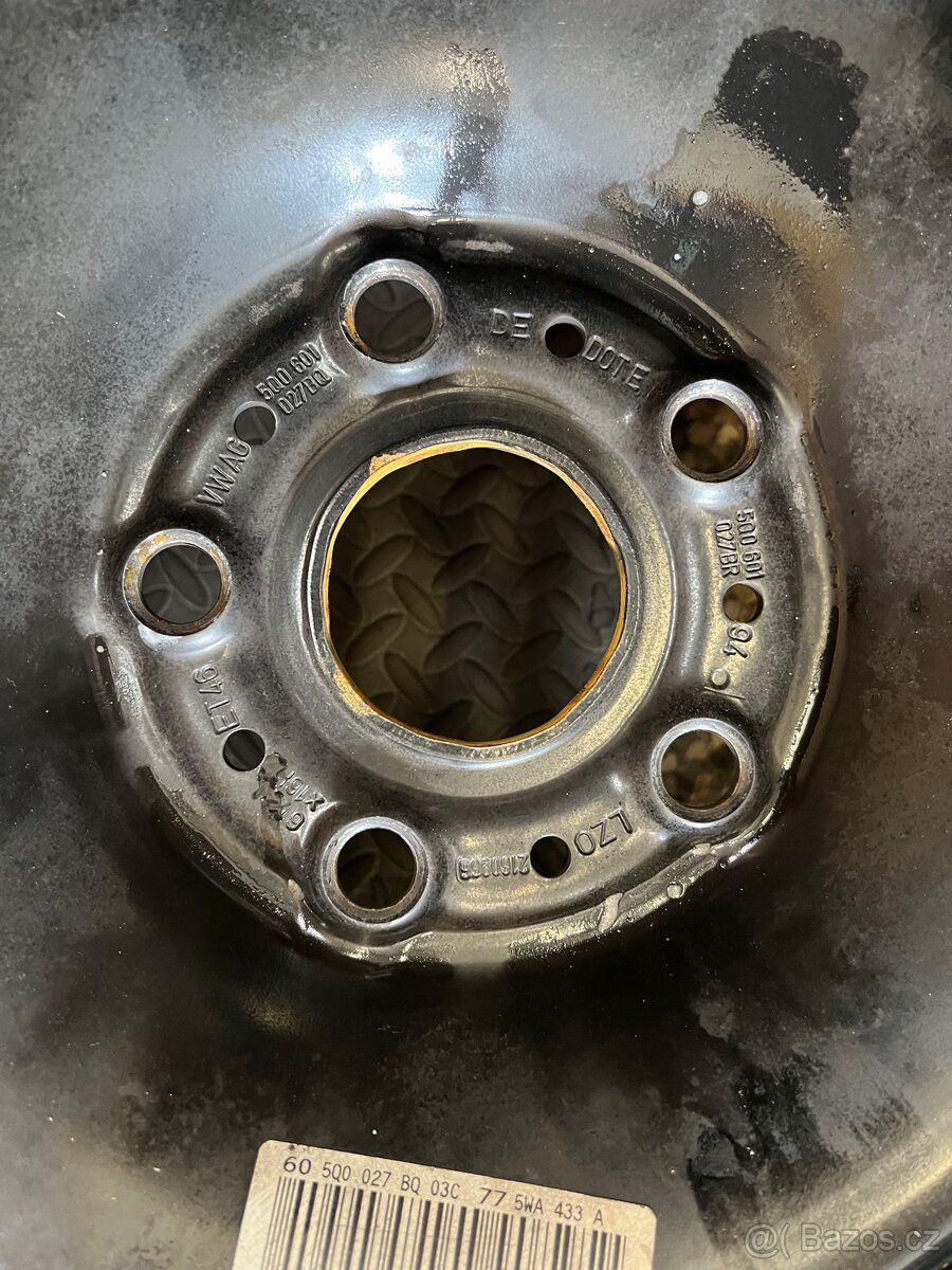 Plechové disky 5x112 R16 (P270) - 5