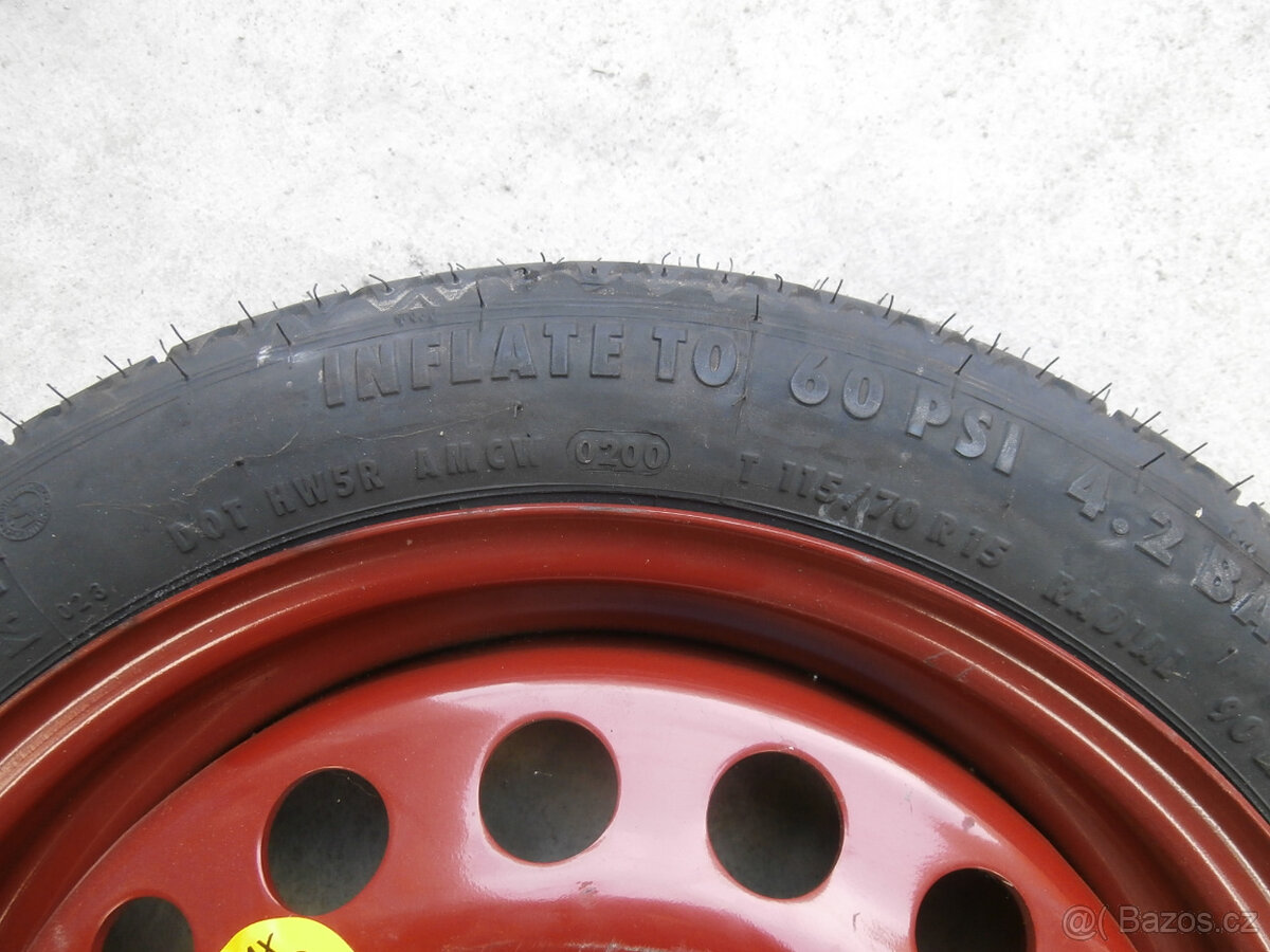 Dojezdové kolo na osobní auto za 500 kč - 5