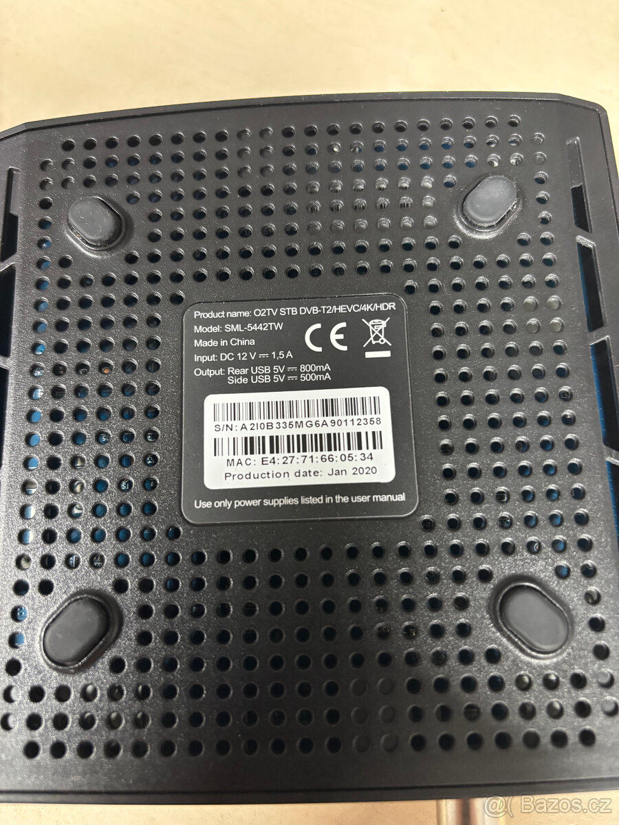 O2 TV set top box - 5