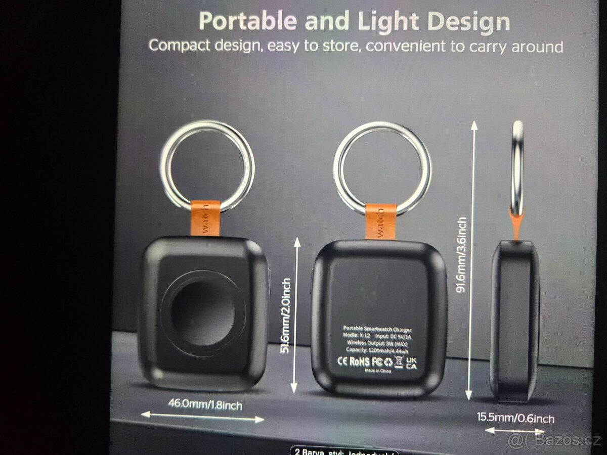 powerbanka vireless nabíječka pro Apple watch mobilní - 5