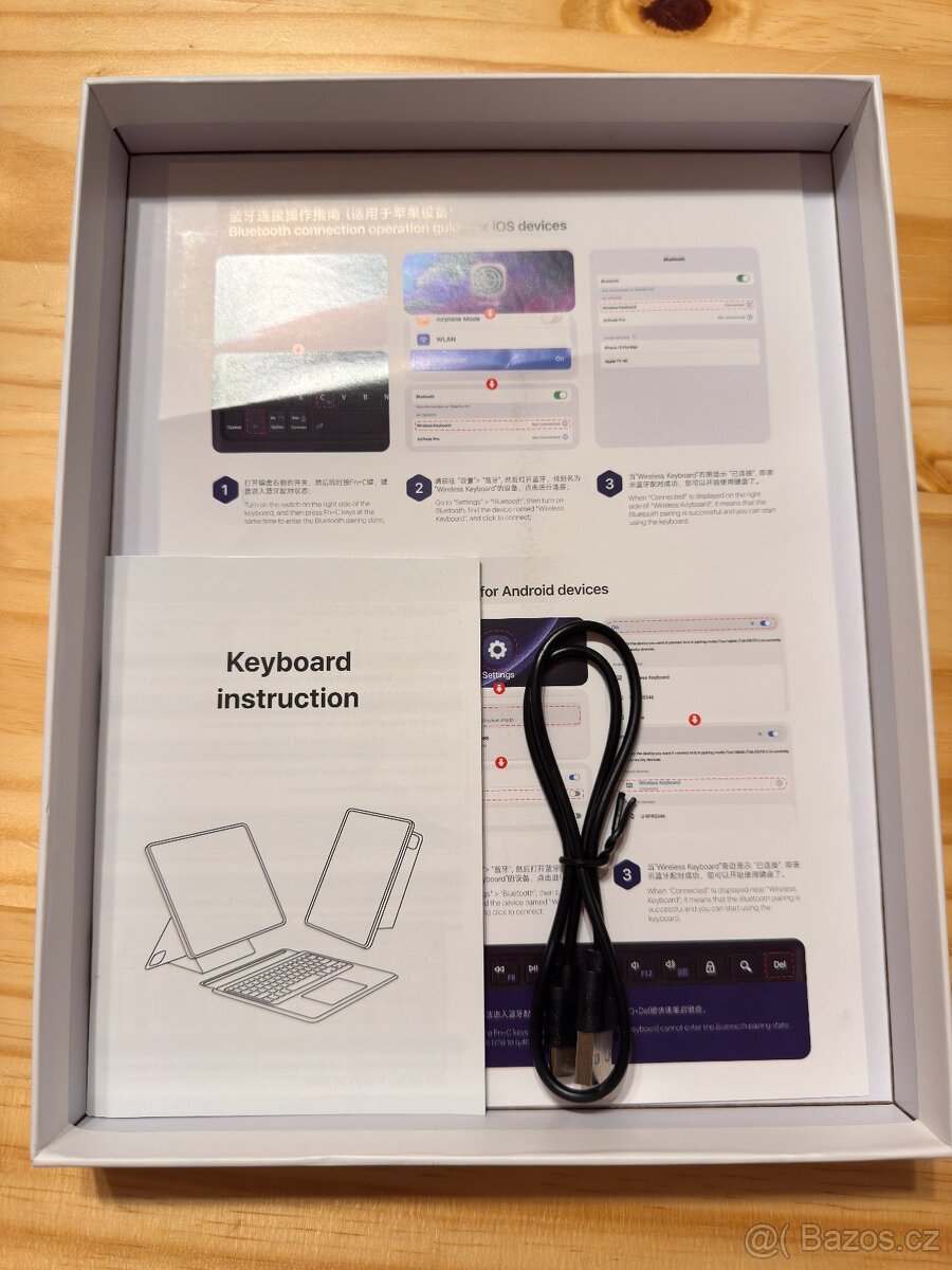Klávesnice CZ + pouzdro DUX DUCIS pro Apple iPad - 5