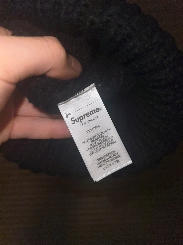 Zateplený kulich Supreme černý - 5