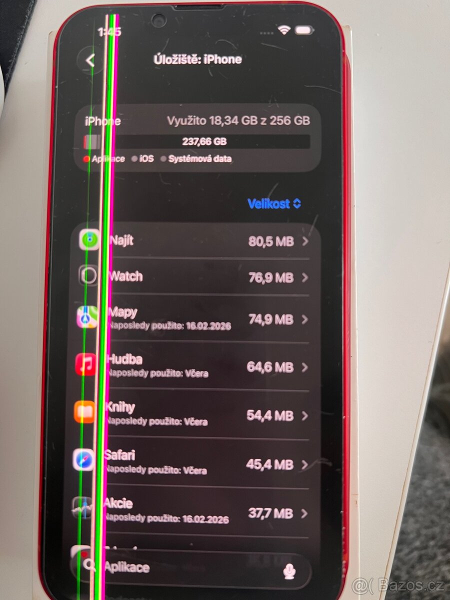 Prodám Iphone 13 256gb (RED) - 5