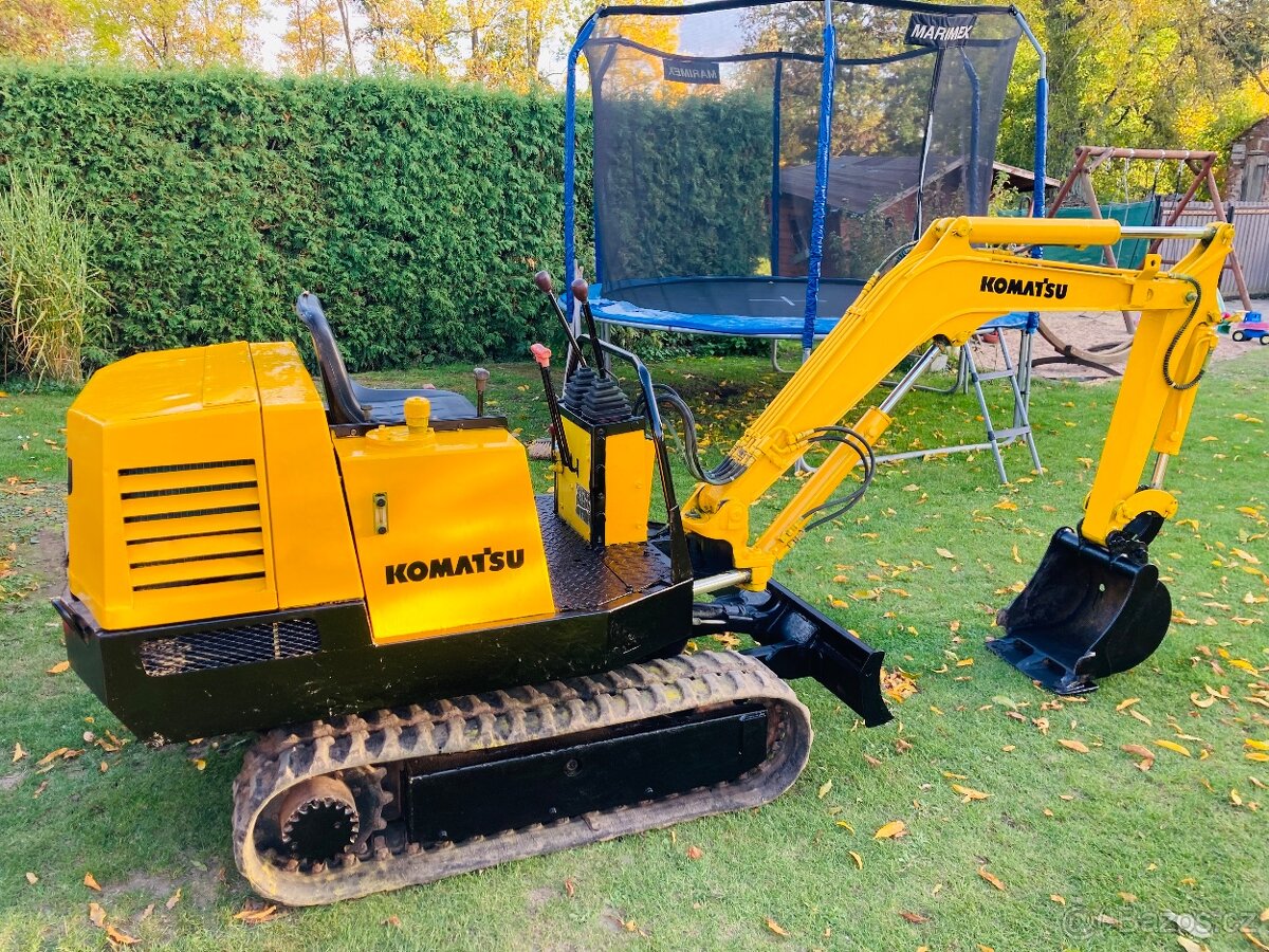 Japonský minibagr 1.2tuny Komatsu, diesel - 5