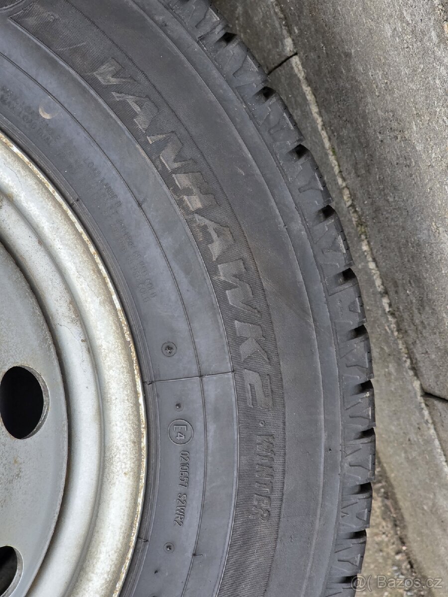 215/70/16C Zimní kola FIAT Ducato 5x118 TPMS - 5