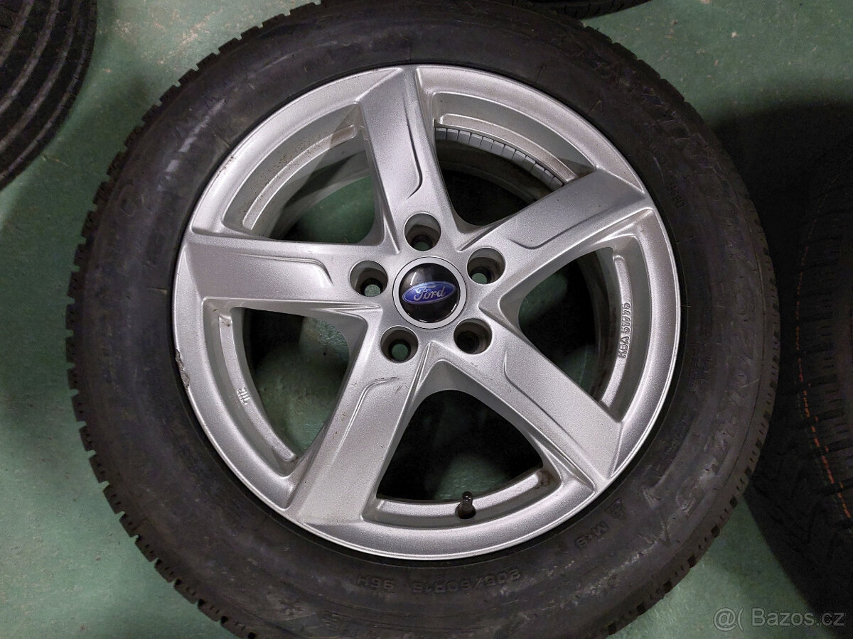 Kompletní hliníková kola 16" na Ford Focus IV. zimní Dunlop - 5