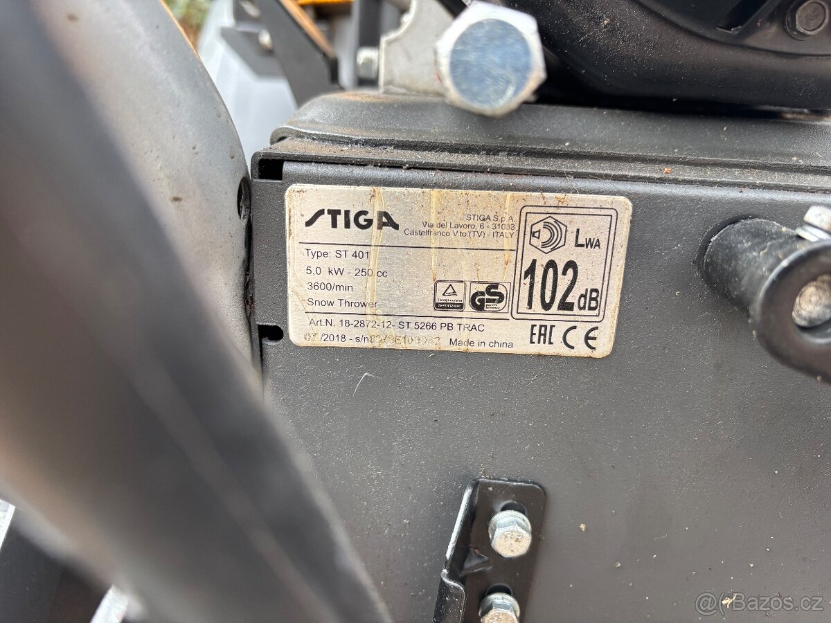 Sněhová fréza Stiga ST 5266 PB TRAC - 5