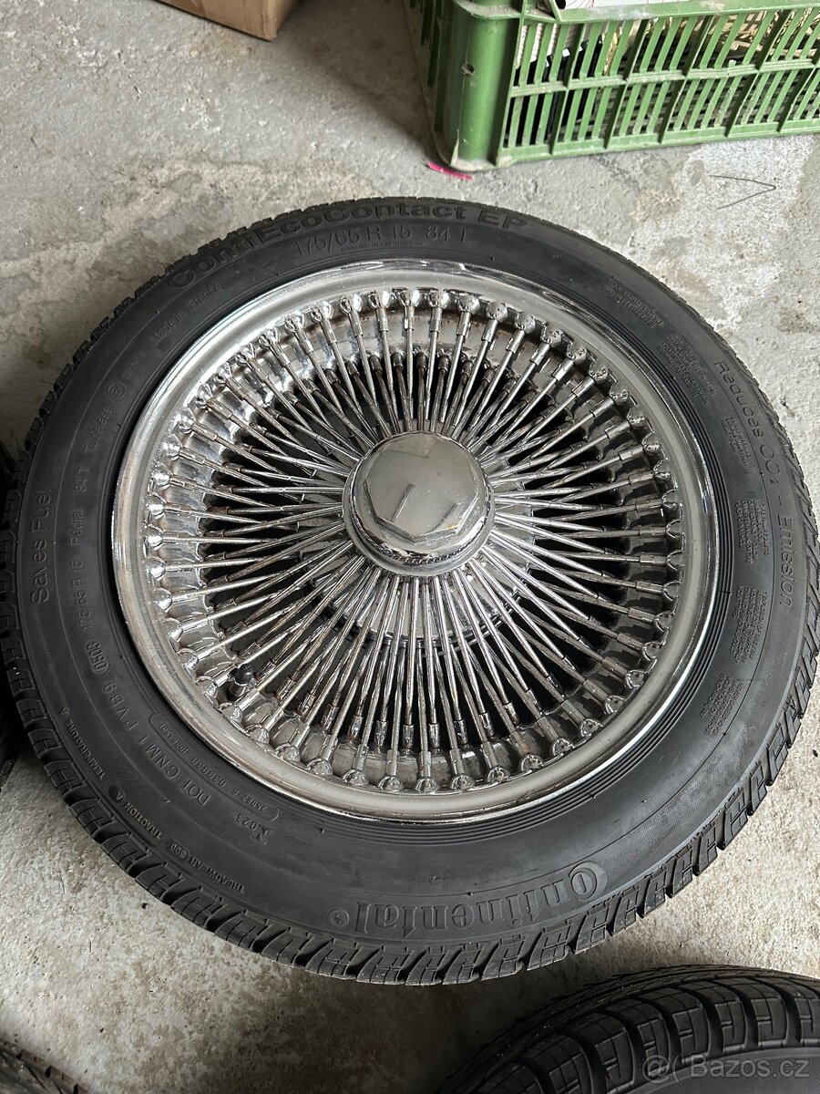 Drátěná pletená kola 4x100 r15 - 5