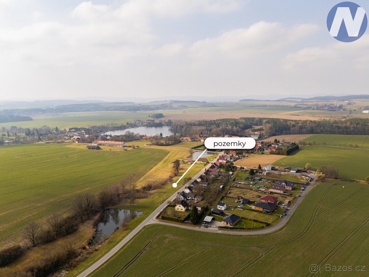 Prodej stavebních parcel v Borovanech u Milevska - 5