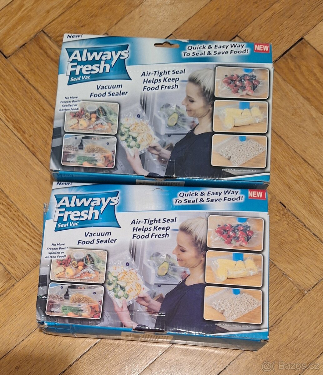 Vakuové sáčky na potraviny 5ks + USB odsávačka - 5
