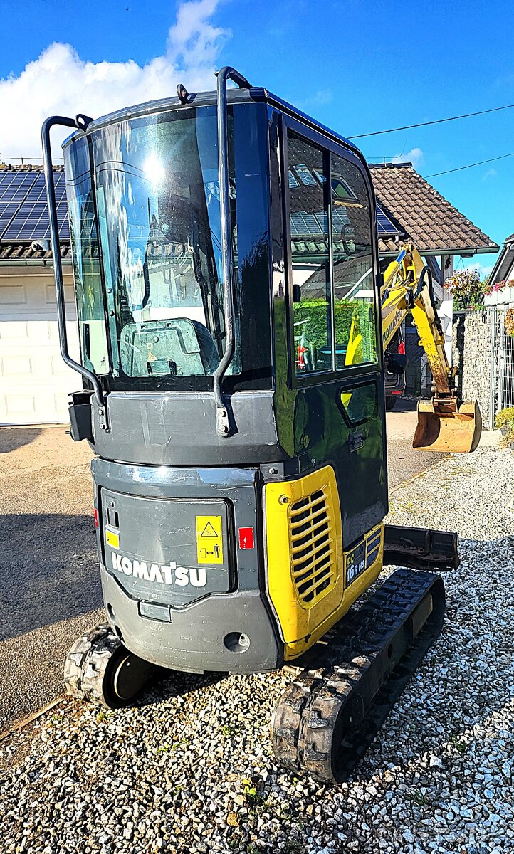Minibagr KOMATSU, rozšiřovací, rychloupínák, velký a silný - 5