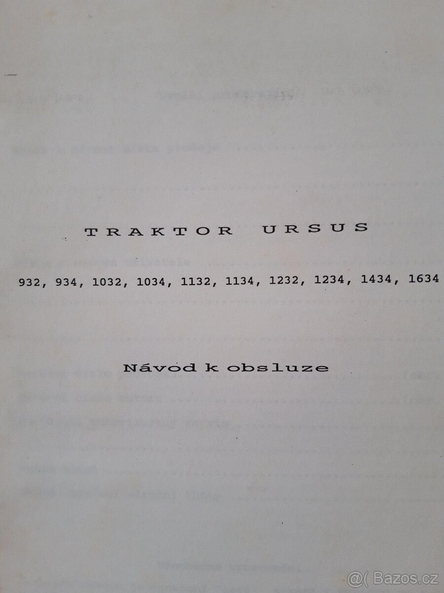 Originál příručky a katalogy Zetor - 5