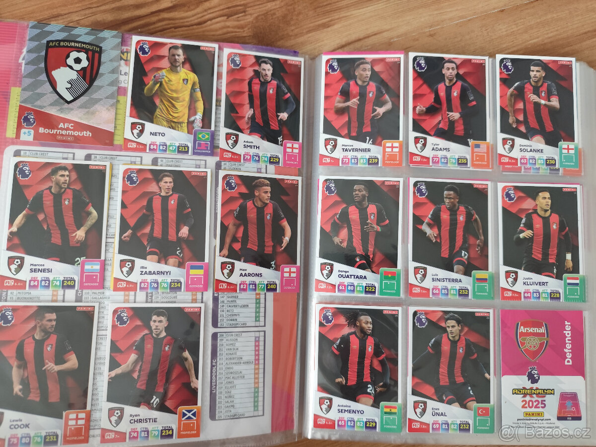 Fotbalové kartičky Adrenalyn Premier League 2025. - 5