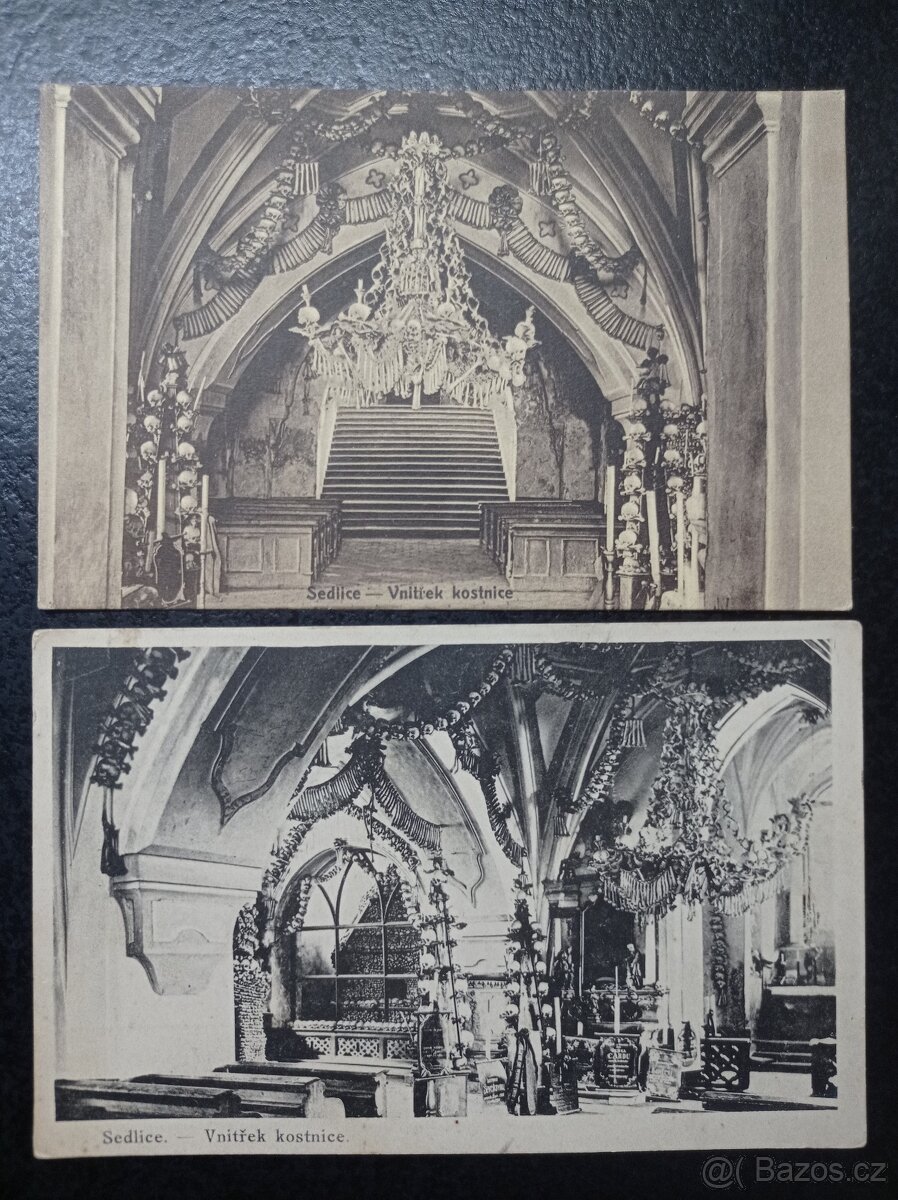 Pohlednice Kutná Hora- Sedlec Interiér kostnice, - 5